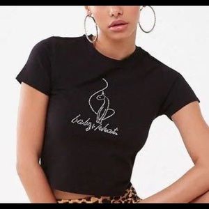 Baby Phat Black Crop Tee